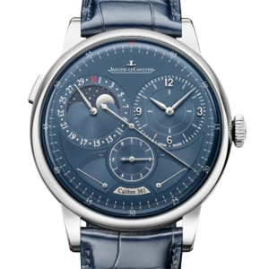 Jaeger-LeCoultre Duometre Quantieme Lunaire Steel Blue Dial 42.5mm Green Dial Q604848J - BRAND NEW
