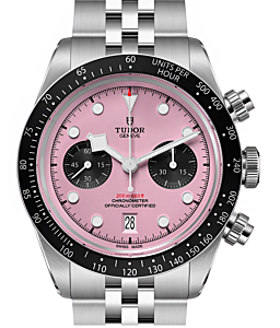 Tudor Black Bay Chrono Pink Dial 41mm Steel Bracelet M79360N-0019 - BRAND NEW