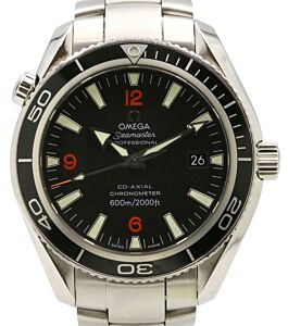 Omega 2201.51.00 Seamaster Planet Ocean 42mm Black Bezel Arabic Index Dial Stainless Steel - PRE-OWNED