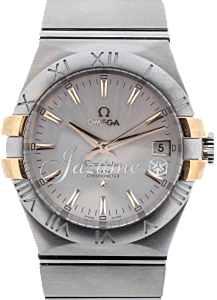 OMEGA 123.20.35.20.02.003 CONSTELLATION CO-AXIAL 35mm STEEL AND GOLD - BRAND NEW