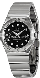 OMEGA 123.10.27.60.51.002 CONSTELLATION QUARTZ 27mm STEEL BRAND NEW