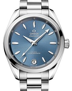Omega Seamaster Aqua Terra 150M Co-Axial Master Chronometer 34mm Stainless Steel Blue Index Dial Steel Bracelet 220.10.34.20.03.002 - BRAND NEW