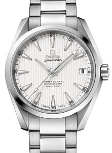 Omega Seamaster Aqua Terra 231.10.39.21.02.002 Silver Index 150 M Co-Axial Stainless Steel 38.5mm - BRAND NEW