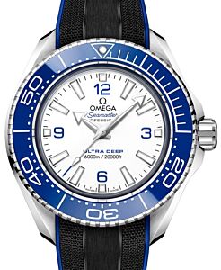 Omega Seamaster Planet Ocean 6000M "Ultra Deep" 45.5mm O-MEGASTEEL White Dial Rubber Strap 215.32.46.21.04.001