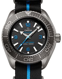 Omega Seamaster Planet Ocean 6000M "Ultra Deep" 45.5mm Titanium Black Dial NATO Strap 215.92.46.21.01.001