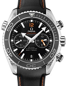 Omega Seamaster Planet Ocean 600M Co-Axial Chronometer Chronograph 45.5mm Stainless Steel Ceramic Bezel Black Dial Rubber Strap 232.32.46.51.01.005 - BRAND NEW