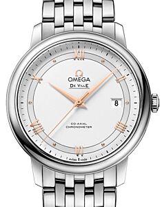 Omega De Ville Prestige 39.5mm Steel Silver Dial 424.10.40.20.02.002