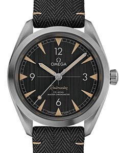 Omega Seamaster Railmaster 40mm Steel Black Dial Nylon Fabric Strap 220.12.40.20.01.001