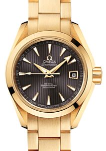 Omega Seamaster Aqua Terra 150M Co-Axial Chronometer 30mm Yellow Gold Grey Dial Yellow Gold Bracelet 231.50.30.20.06.002 - BRAND NEW