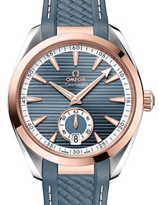 Omega Seamaster Aqua Terra 150M Co-Axial Master Chronometer Small Seconds 41mm Stainless Steel/Sedna Gold Blue Dial 220.22.41.21.03.001 - BRAND NEW