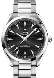 Omega Seamaster Aqua Terra 150M Co?Axial Master Chronometer Stainless Steel Black Dial & Steel Bracelet 41mm 220.10.41.21.01.001 - BRAND NEW