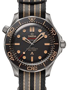 Omega Seamaster Diver 300M "No Time To Die" James Bond 007 Edition 42mm Brown Dial Nato Strap 210.92.42.20.01.001