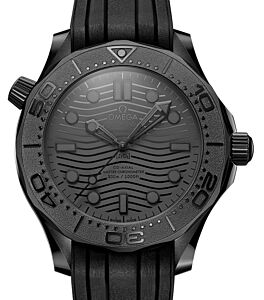 Omega Seamaster Diver 300M 43.5mm Black Ceramic Rubber Strap 210.92.44.20.01.003