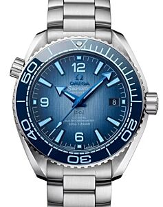Omega Seamaster Planet Ocean 600M 39.5mm Steel Summer Blue Dial 215.30.40.20.03.002