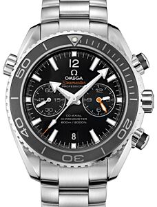 Omega Seamaster Planet Ocean 600M Co-Axial Chronometer  Chronograph Stainless Steel Black Dial Steel Bracelet 232.30.46.51.01.001 - BRAND NEW 