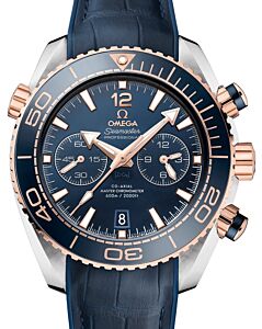 Omega Seamaster Planet Ocean 600M Chronograph 45.5mm Steel/Sedna Gold Blue Dial 215.23.46.51.03.001
