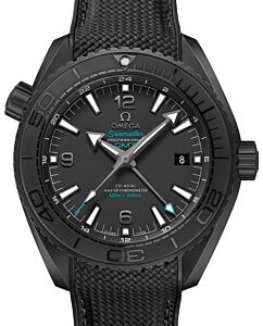 Omega Seamaster Planet Ocean 600M GMT "Casamigos" 45.5mm Ceramic Black Dial Rubber Strap 215.92.46.22.01.005