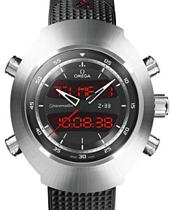 Omega Speedmaster Instruments Spacemaster Z-33 Chronograph 43x53mm Titanium Black Dial Rubber Strap 325.92.43.79.01.001 - BRAND NEW