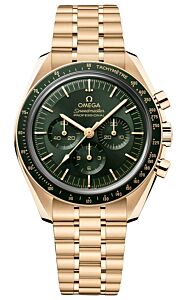 Omega Speedmaster Moonwatch Professional Chronograph 42mm Moonshine Gold Green Dial 310.60.42.50.10.001