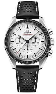Omega Speedmaster Moonwatch Professional Chronograph Steel White Dial Leather Strap 310.32.42.50.04.002