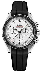 Omega Speedmaster Moonwatch Professional Chronograph Steel White Dial Rubber Strap 310.32.42.50.04.001