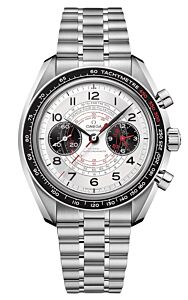 Omega Speedmaster Two Counters Chronoscope Chronograph 43mm Steel Silver Dial 329.30.43.51.02.002