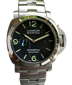 Panerai Luminor Marina Steel 44mm Black Dial PAM01562