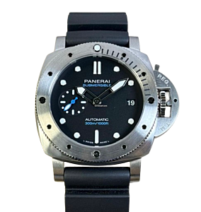 Panerai Submersible Steel 42mm Black Dial PAM02973