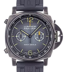 Panerai Luminor Chrono Navy SEALs Steel Grey Dial 44mm PAM01409