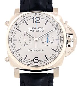Panerai Luminor Chrono Steel 44mm White Dial PAM01218