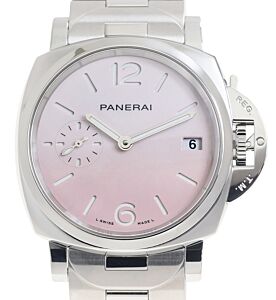 Panerai Luminor Due Pastello Steel 38mm Light Pink Dial PAM01319