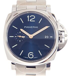 Panerai Luminor Due Steel 42mm Blue Dial PAM01124