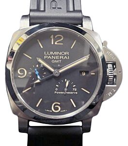 Panerai Luminor GMT Power Reserve Steel 44mm Black Dial PAM1321