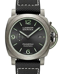 Panerai Luminor Marina Fibratech? Fibre 44mm Black Dial Sportech? Fabric Rubber Strap PAM01119 - BRAND NEW