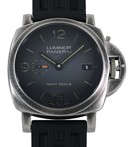 Panerai Luminor Marina Navy SEALs Steel 44mm Black Dial PAM01412