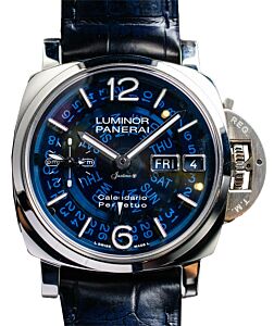 Panerai  Luminor Perpetual Calendar GMT Platinumtech 44 mm Black Dial PAM01575 - BRAND NEW