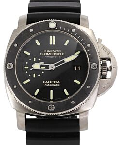 Panerai PAM 389 Luminor Submersible Amagnetic 1950 47mm Titanium Diver - PRE-OWNED