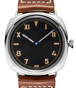 Panerai Radiomir California 3 Days Steel 47mm Black Dial Leather Strap PAM00448 - BRAND NEW