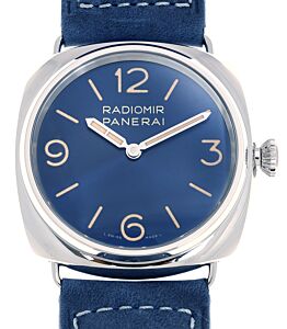 Panerai Radiomir Officine Stainless Steel 45mm Blue Dial PAM01383