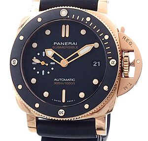 Panerai Submersible Goldtech 42mm Black Dial PAM02164