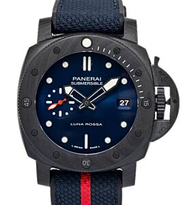 Panerai Submersible Luna Rossa Carbotech 42mm Blue Dial PAM01563
