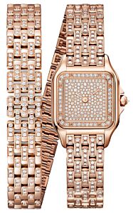 Panthere de Cartier Small Quartz Rose Gold/Diamonds Double Loop WJPN0062