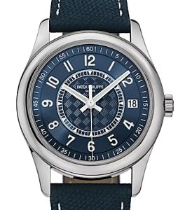 Patek Philippe Calatrava Stainless Steel Grey-Blue Dial 6007A-001 