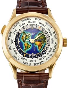 Patek Philippe Complications World Time Yellow Gold Cloisonné Enamel  Dial 5231J-001 - BRAND NEW
