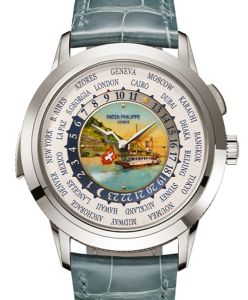 Patek Philippe Grand Complications Minute Repeater World Time White Gold Grand Feu Cloisonne Enamel Dial 5531G-001- BRAND NEW