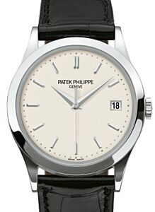 Patek Philippe 5296G-010 Calatrava 38mm White Opaline Index Date White Gold Leather BRAND NEW