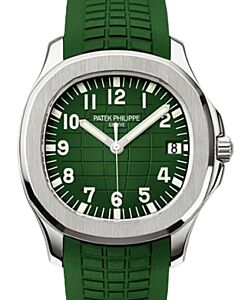 Patek Philippe Aquanaut Date Sweep Seconds Steel Green Dial 5167A-010