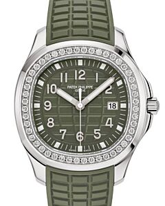 Patek Philippe Aquanaut Luce Stainless Steel Green Dial Diamond Bezel 5267/200A-011 - BRAND NEW 