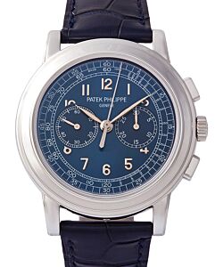 Patek Philippe Chronograph "London Exhibition" Platinum 42mm Blue Dial 5070P-013