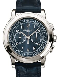 Patek Philippe Chronograph Platinum 42mm Blue Dial 5070P-001